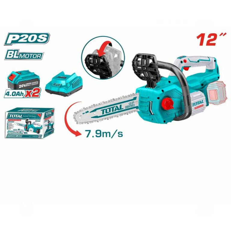 SCIE À CHAÎNE SANS FIL TOTAL 20V 12 Pouces 30 cm