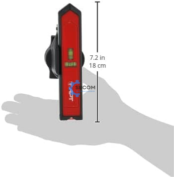 21gP8mOpaWL._AC_ Support mural ajustable du niveau à bulle laser 3V APT - vue latérale du système de fixation