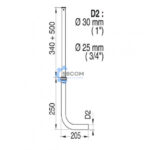 Tube décharge fluxometer MCM 9458 – Image 2