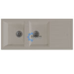 EVIER GRANIT ESILA 116/50 CREME P21621