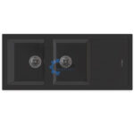 EVIER GRANIT ESILA 116/50 NOIR P21613