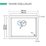 EVIER GRANIT GORDION 60/47 GRIS K12115 – Image 2