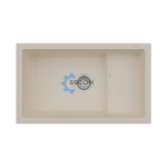EVIER GRANIT PATARA 77/46 CREME P17413