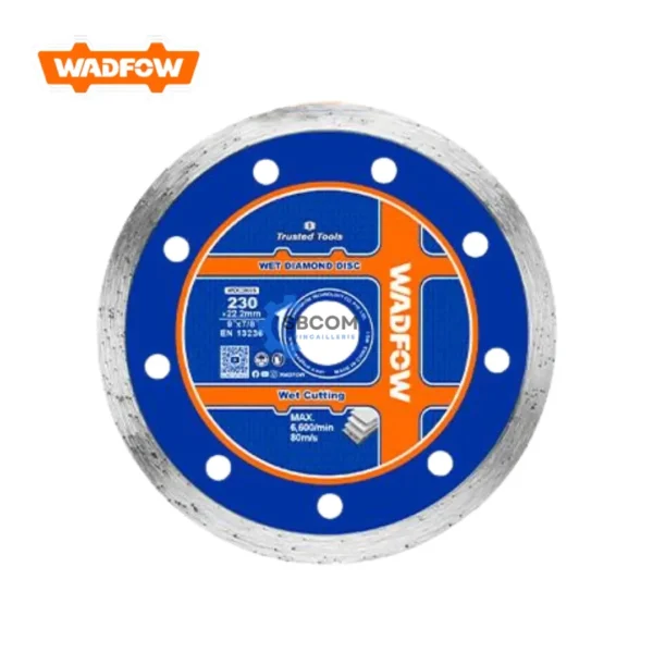 disque diamant WADFOW Coupe humide 230 mm SBCOM Tunisie