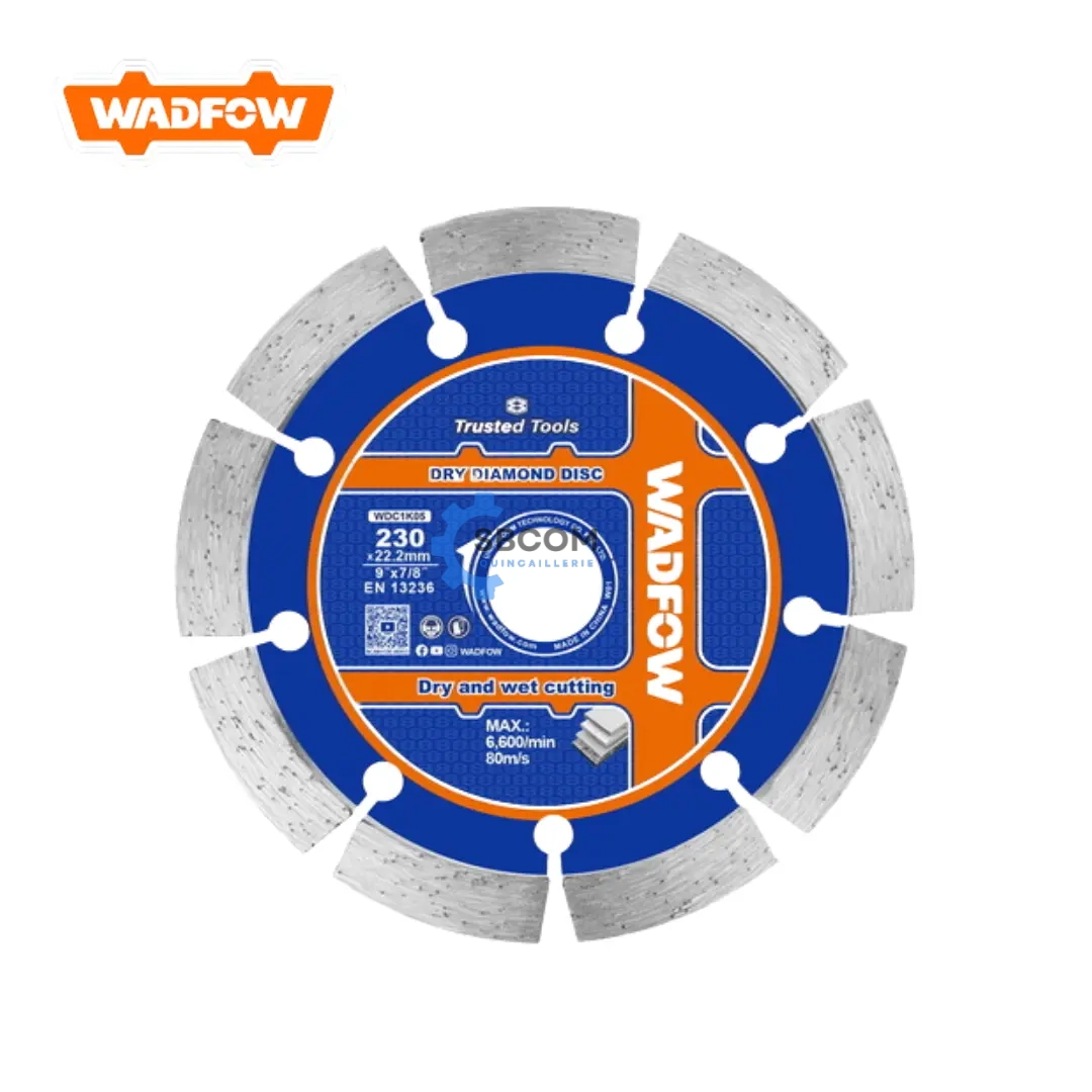 Disque diamant segmenté WADFOW 230 mm SBCOM Tunisie