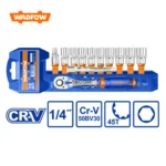 Jeu de 12 clés à cliquet WADFOW 1/4" SBCOM Tunisie