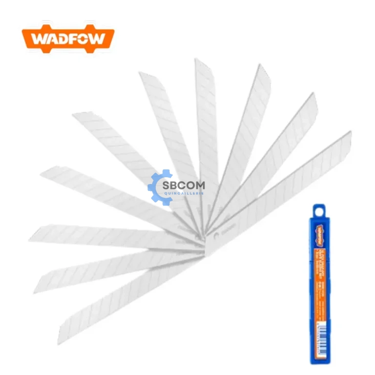 jeu de 10 lames de cutter WADFOW 9*80 mm WMK1K09 SBCOM TUNISIE