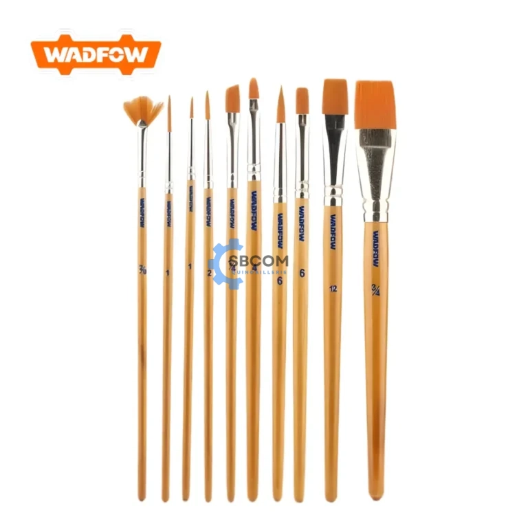 jeu de 10 pinceaux à filet WADFOW peinture finition et précision SBCOM Tunisie