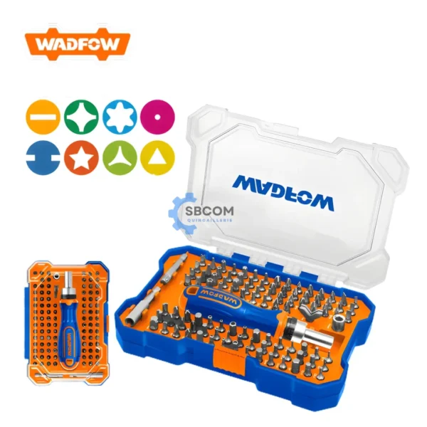 jeu de tournevis WADFOW 106 pièces SBCOM Tunisie