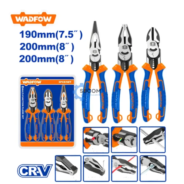 jeu de 3 pinces multifonctions WADFOW SBCOM Tunisie