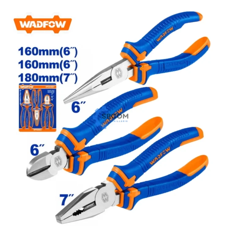 jeu de 3 pinces WADFOW WPS0603 SBCOM Tunisie