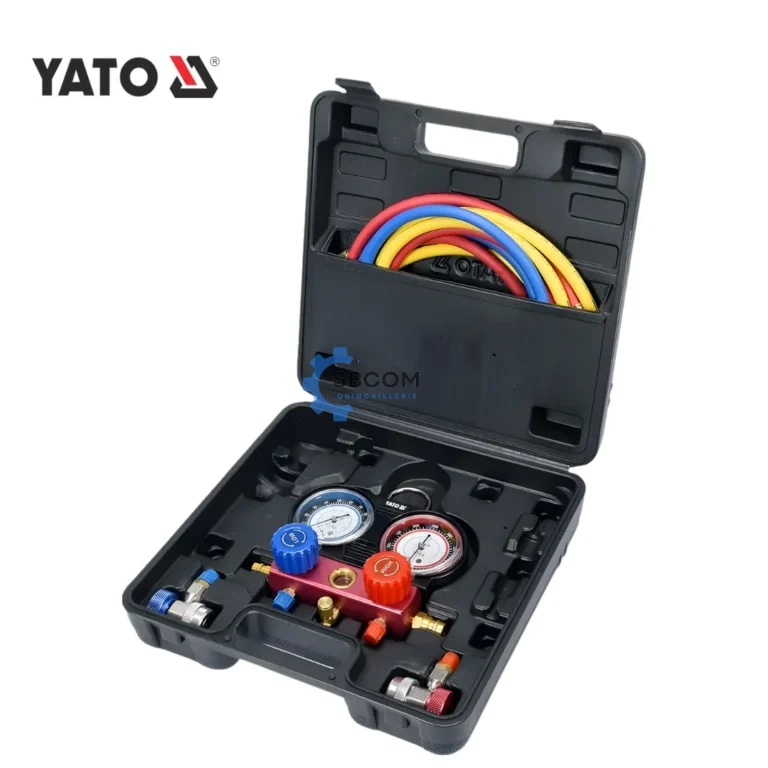 Kit diagnostic de climatisation YATO YT-72990 – 6 pièces | SBCOM Tunisie
