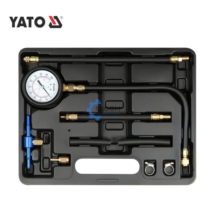 Kit testeur pression moteur 0–7 BAR YATO YT-73024 | SBCOM Tunisie