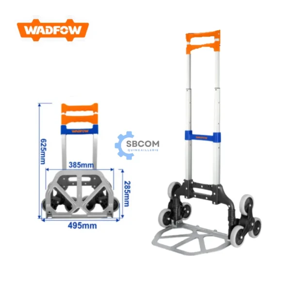chariot diable pliable wadfow 6 roues SBCOM Tunisie
