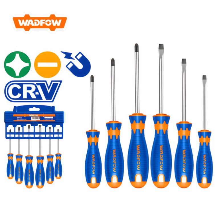 jeu de tournevis CR-V WADFOW 6 pièces - SBCOM Tunisie