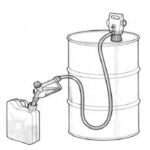 Pompe électrique à fût HUMMER EDP20A avec flexible et pistolet de distribution