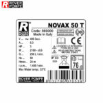 Pompe ROVER POMPE Novax 50 T avec raccords de tuyau Ø 50 mm